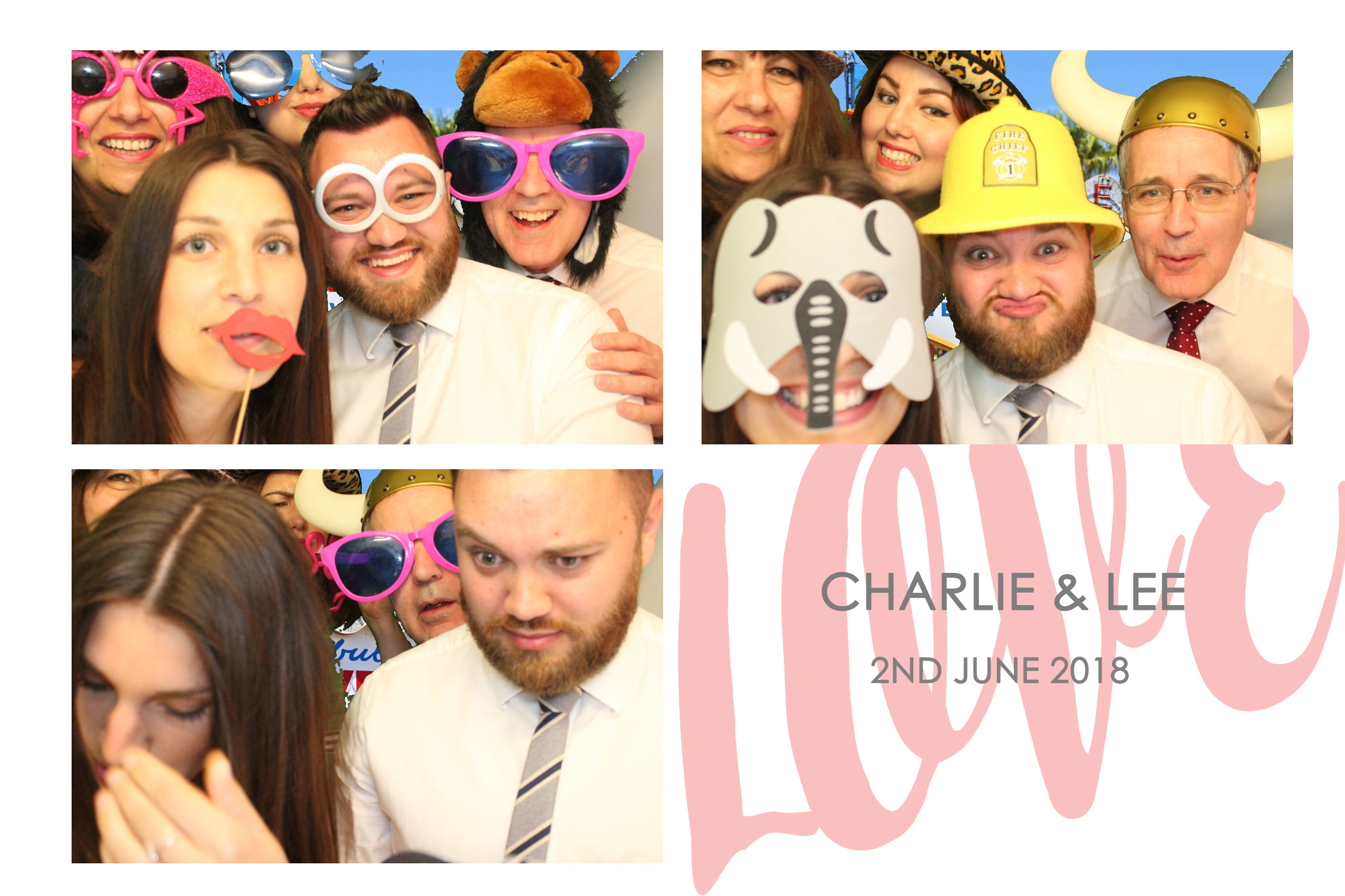 Charlie & Lee | View more photos from the event at images.mobile-photo-booth.com/u/MobilePhotoBoothUK/Charlie-Lee